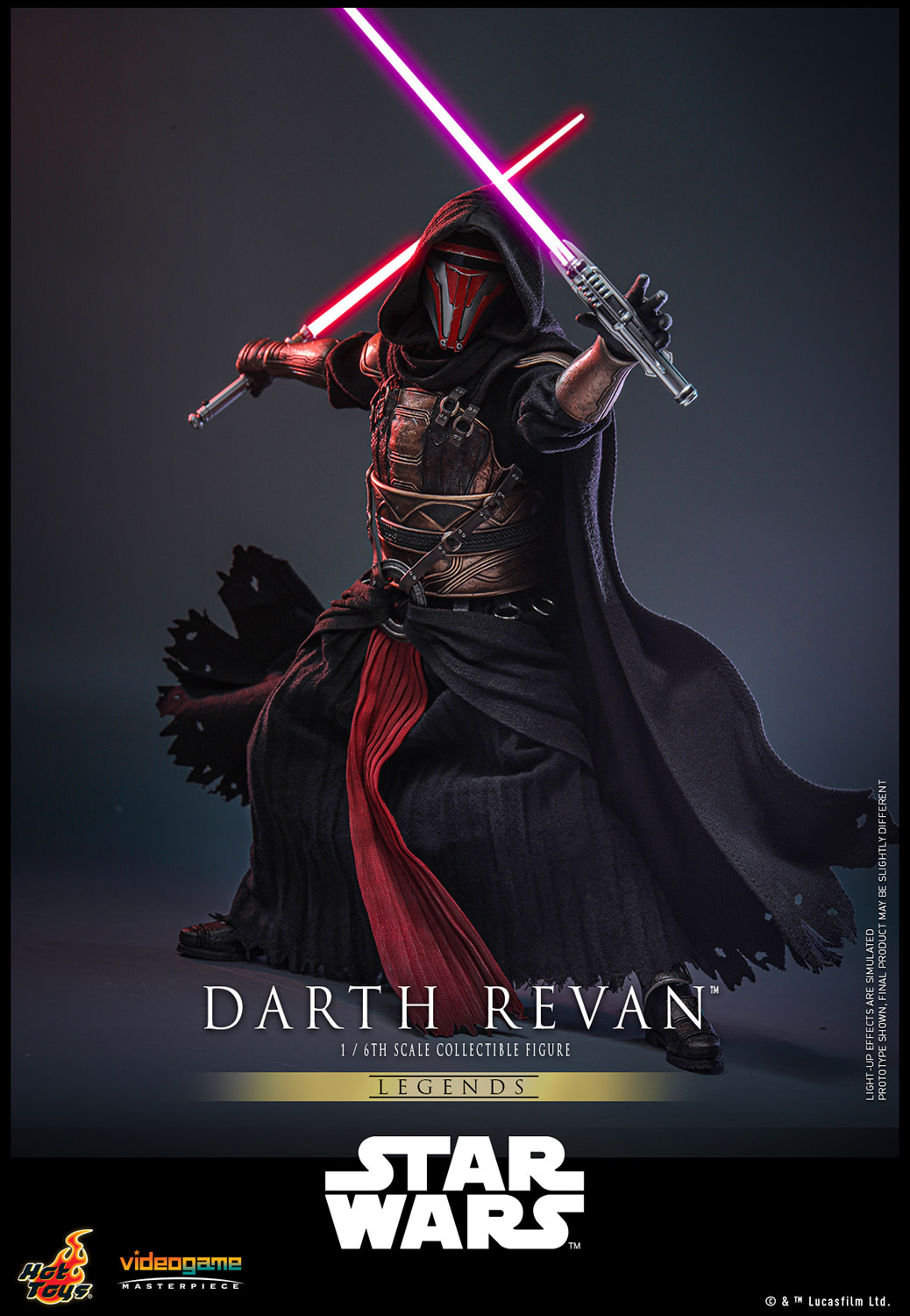 Pre-Order Hot Toys Star Wars Dartth Revan Sixth Scale Figure VGM62